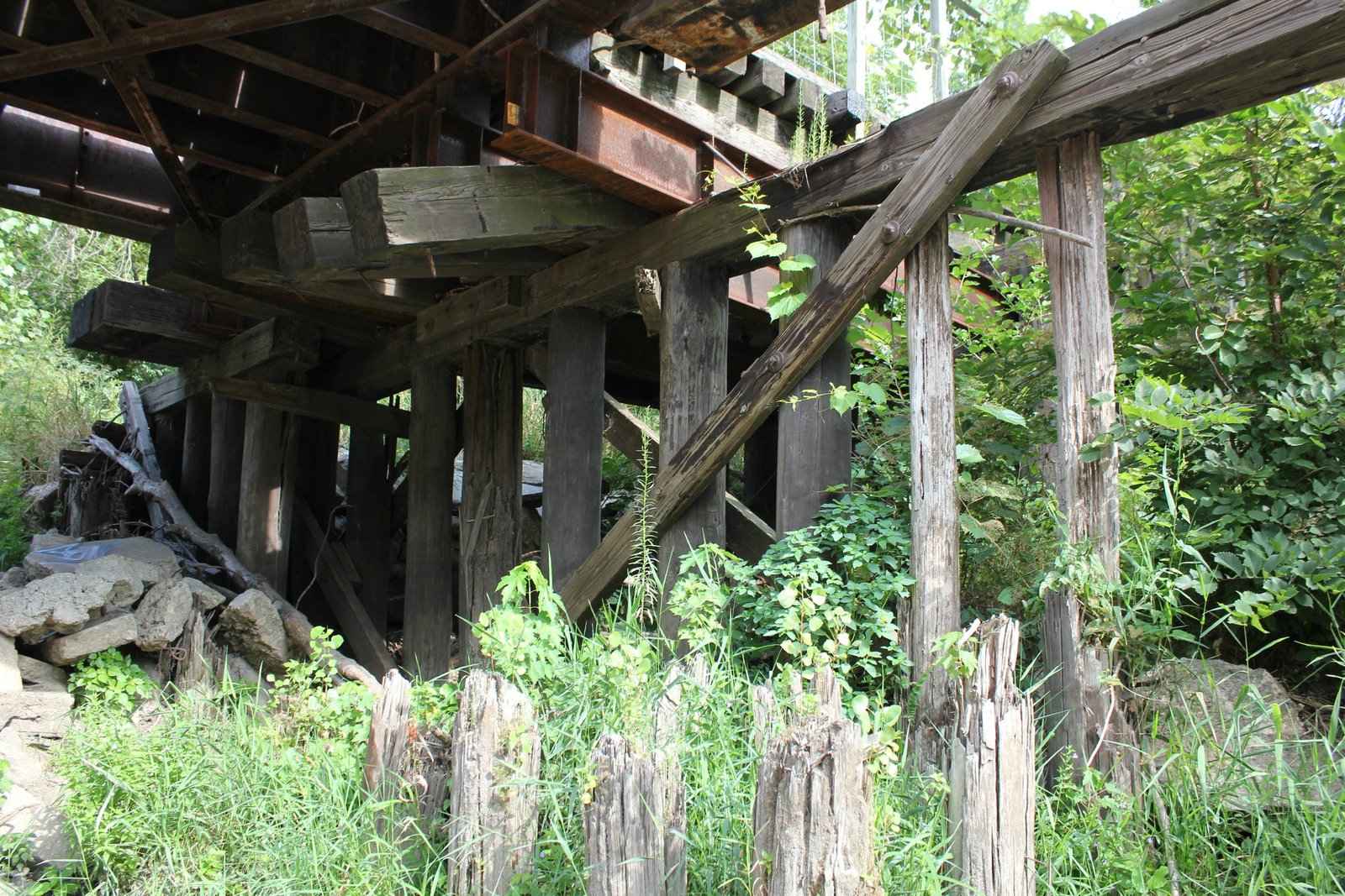 Failed north pier
